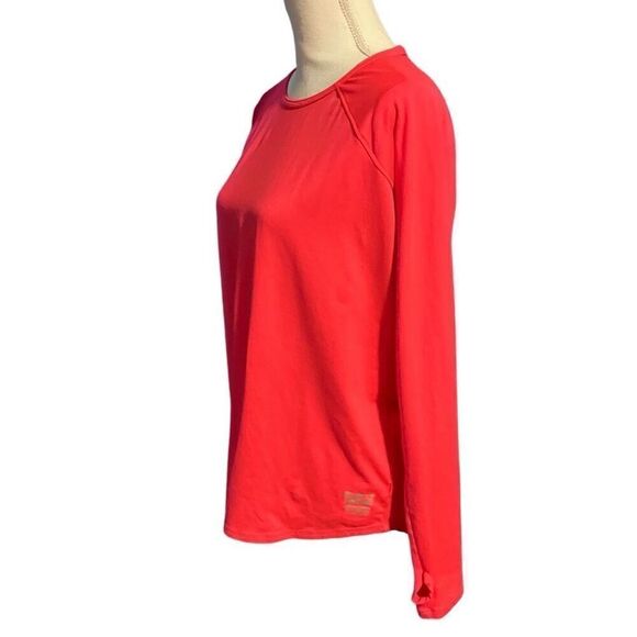 PINK Victoria’s Secret Back Mesh Long Sleeve Sport T-Shirt Pink Size Small - Picture 4 of 7